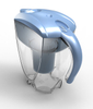 Filtración de lanzador de agua alcalino 3.5 l Gran color azul de color azul jarra de filtro de agua alcalino con cartucho de filtro de sistema de filtración de 5 etapas