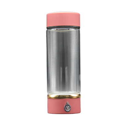 Venta superior a la mejor sana colorida colorida luz eléctrica de hidrógeno Botella de vidrio SPE Generador de agua HHO HHO