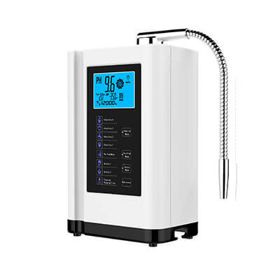 Dispensador de agua alcalina pH para el hogar de 7 placas de color dorado EHM-729